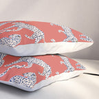 Fashionable white leopards  Pillow Sham Gallery Image 3
