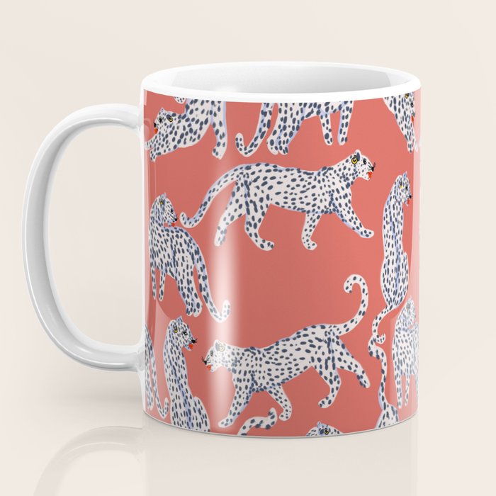 Fashionable white leopards  Coffee Mug Gallery Image 3