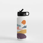 Cat Landscape 11 Water Bottle Gallery Image 1