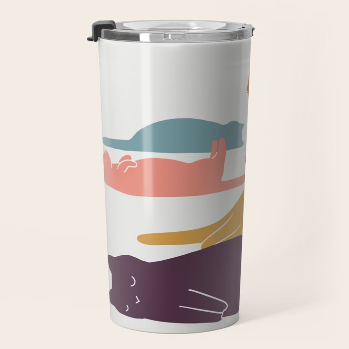 Cat Landscape 11 Travel Mug Gallery Image 3