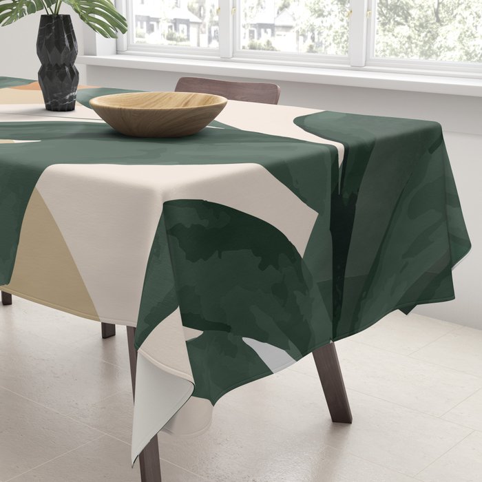 Abstract Art Tropical Leaves 147 Tablecloth Gallery Image 3