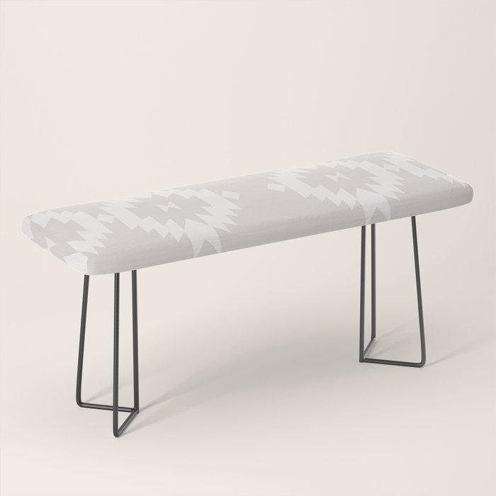 Southwestern Minimalism - Neutral Off White Bench Gallery Image 1