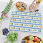 Cup of Tea Floral - Multi-color on White Cutting Board Gallery Image 2
