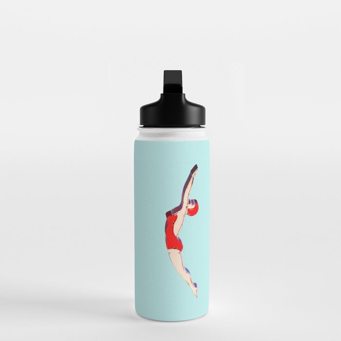 Swimmer Girls Water Bottle Gallery Image 3