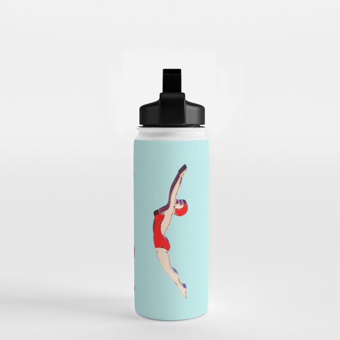 Swimmer Girls Water Bottle Gallery Image 2