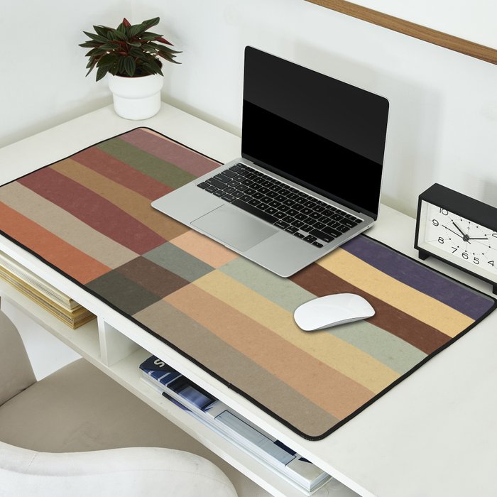 Mix of Stripes #5 Desk Mat Gallery Image 2