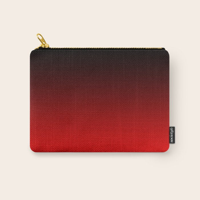 Black Red Neon Nights Ombre Carry All Pouch Gallery Image 1