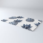Pineapple Blue Denim Rug Gallery Image 3