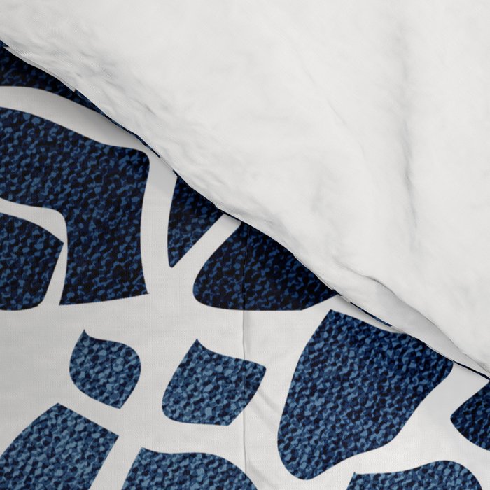 Pineapple Blue Denim Comforter Gallery Image 4