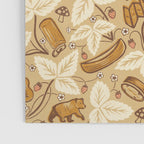 Summer Camping - Gold and cream Poster Gallery Image 3