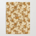 Summer Camping - Gold and cream Poster Gallery Image 4