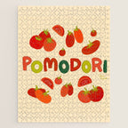 Hand Drawn Italian Roman Pomodori Tomato Classic Mediterranean Art Jigsaw Puzzle Gallery Image 1