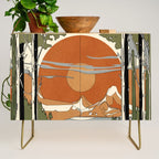 Wild Abstract Landscape 2 Credenza Gallery Image 1