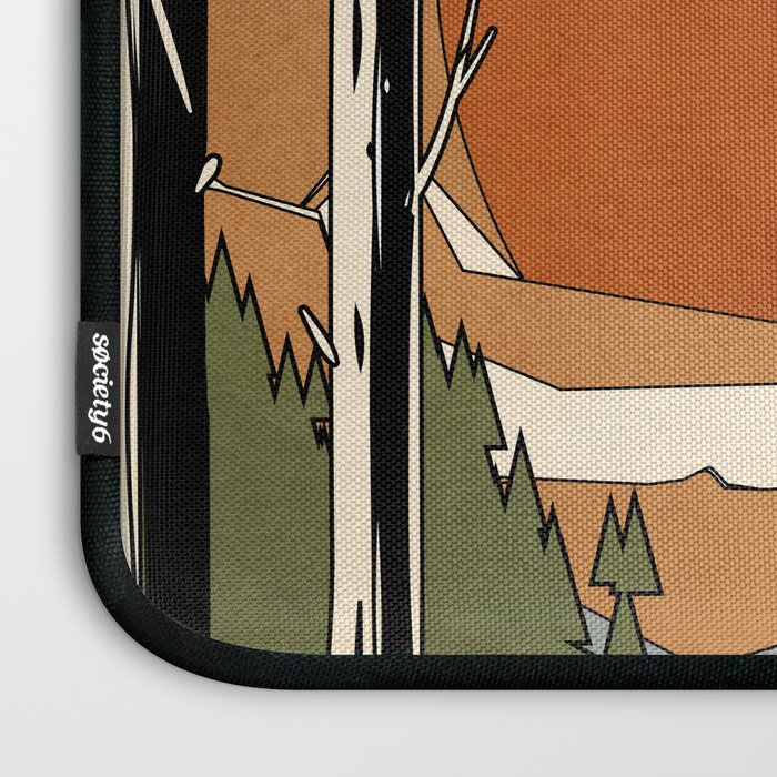 Wild Abstract Landscape 2 Laptop Sleeve Gallery Image 3