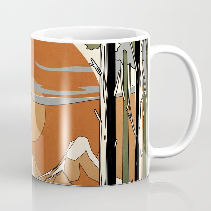 Wild Abstract Landscape 2 Coffee Mug Gallery Image 1