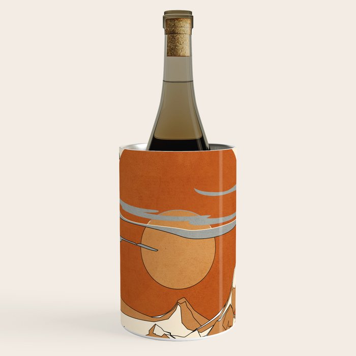 Wild Abstract Landscape 2 Wine Chiller Gallery Image 1