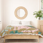 Modern cheetah jungle print Duvet Cover Gallery Image 3