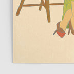 Woman at a Cafe in Rome Poster Gallery Image 3