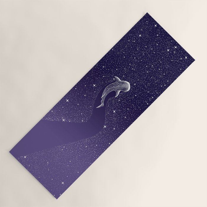 Star Eater - space from Dark Blue to Purple Yoga Mat Gallery Image 1