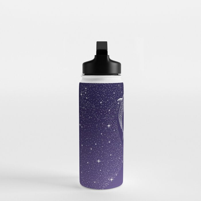 Star Eater - space from Dark Blue to Purple Water Bottle Gallery Image 3