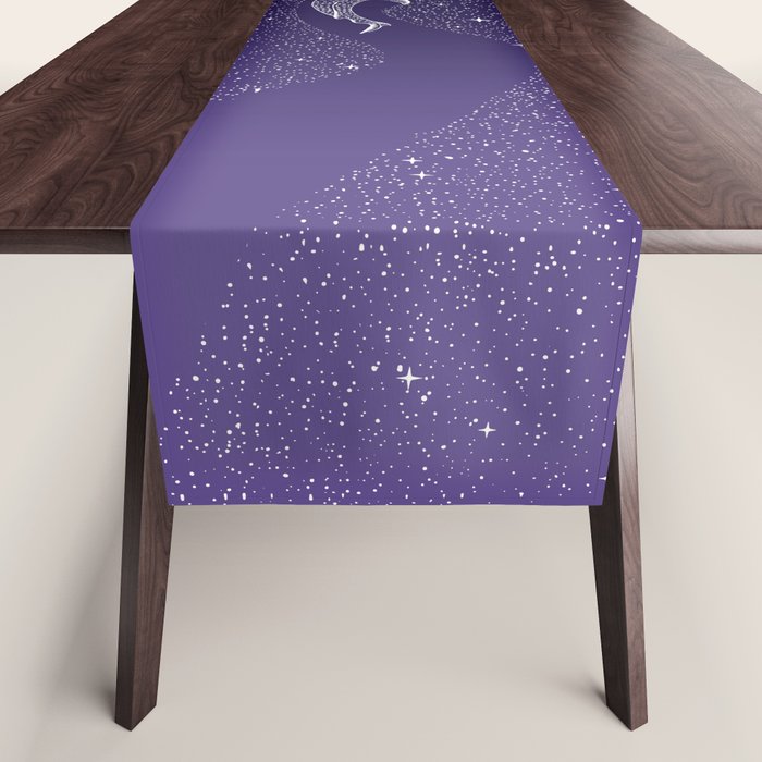 Star Eater - space from Dark Blue to Purple Table Runner Gallery Image 1