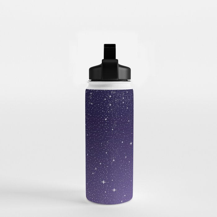 Star Eater - space from Dark Blue to Purple Water Bottle Gallery Image 2