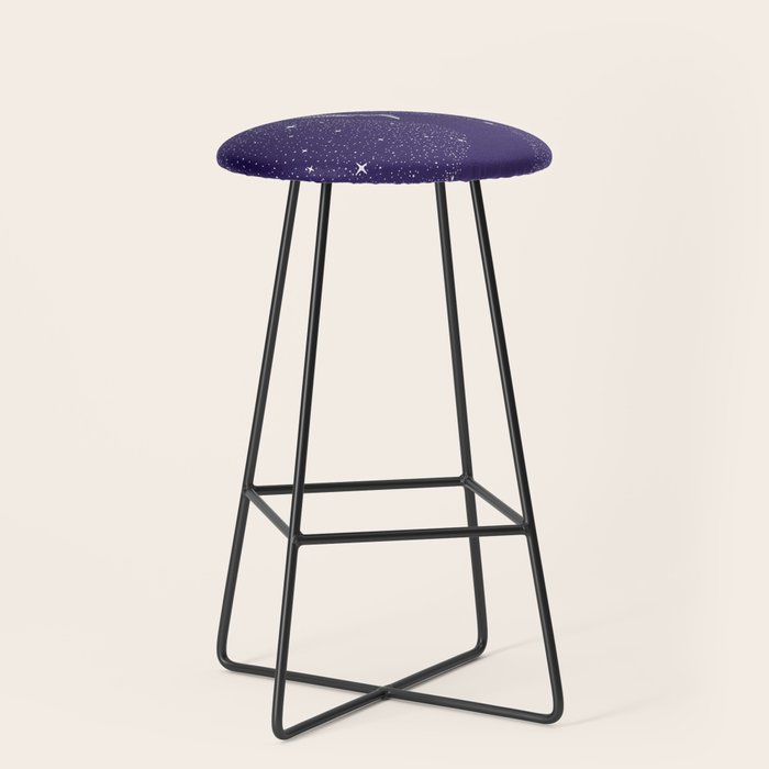 Star Eater - space from Dark Blue to Purple Stool Gallery Image 1