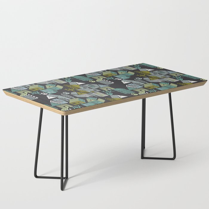 City life neighborhood moonless night Coffee Table Gallery Image 1