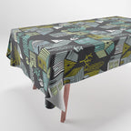 City life neighborhood moonless night Tablecloth Gallery Image 1