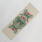 Dragonfly Folk Design Yoga Mat Gallery Image 1