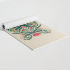 Dragonfly Folk Design Yoga Mat Gallery Image 2