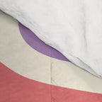 Colorful Rainbow Warp Swirl Lines II Comforter Gallery Image 4