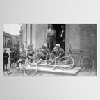 Tour De France Cyclists Drinking Beers Tablecloth Gallery Image 2