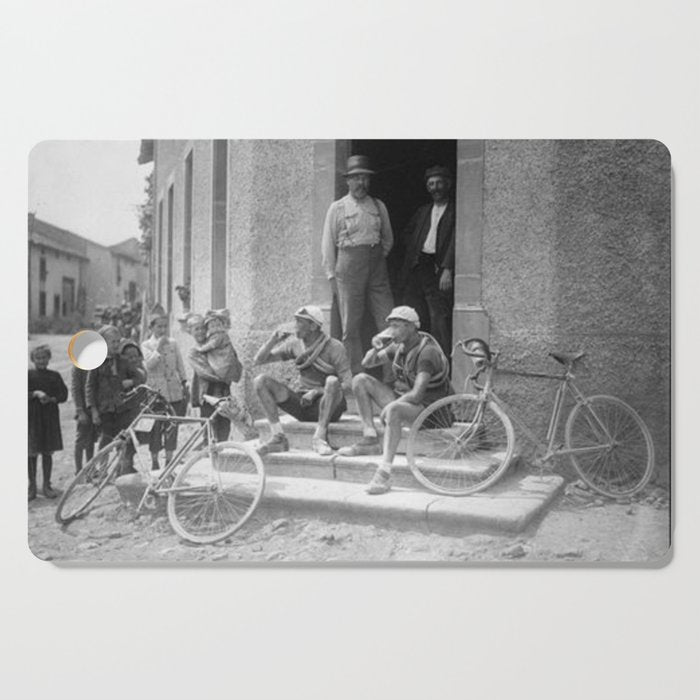 Tour De France Cyclists Drinking Beers Cutting Board Gallery Image 1