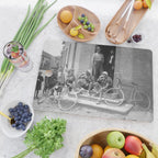 Tour De France Cyclists Drinking Beers Cutting Board Gallery Image 2