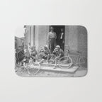 Tour De France Cyclists Drinking Beers Bath Mat Gallery Image 1