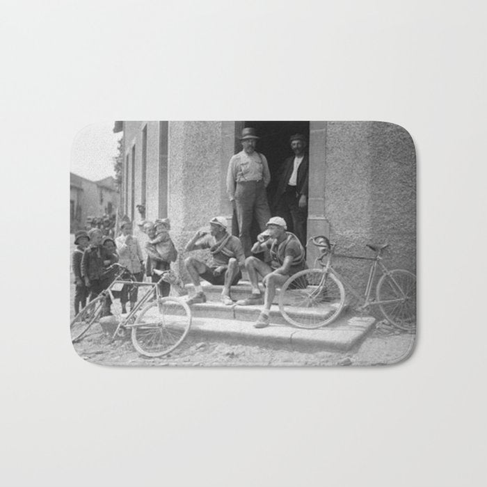 Tour De France Cyclists Drinking Beers Bath Mat Gallery Image 1