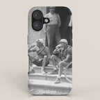 Tour De France Cyclists Drinking Beers iPhone Case Gallery Image 1