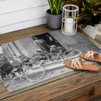 Tour De France Cyclists Drinking Beers Outdoor Rug Gallery Image 2