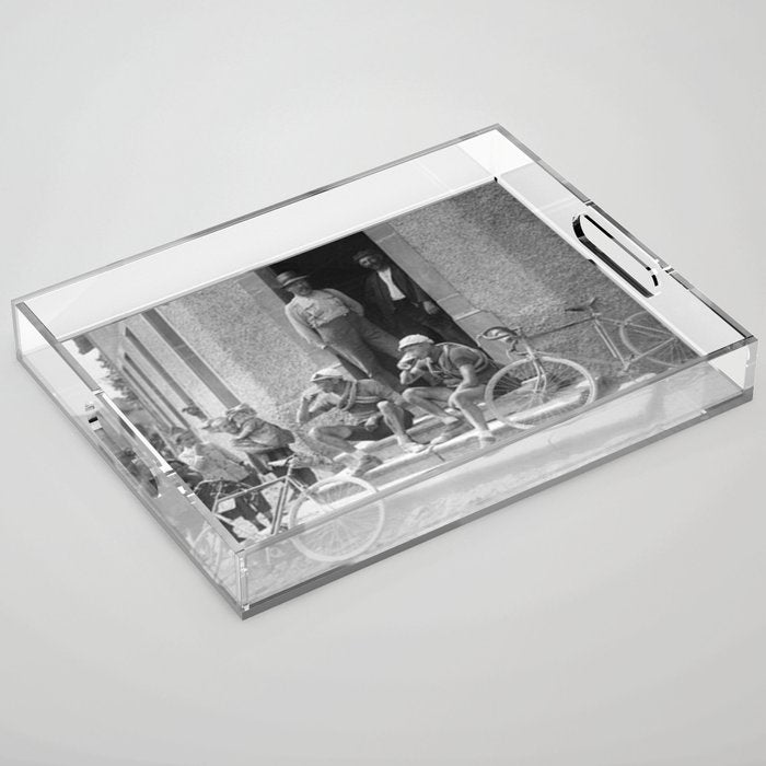 Tour De France Cyclists Drinking Beers Acrylic Tray Gallery Image 1