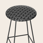 Black Labrador Retriever Dog Silhouette Stool Gallery Image 2