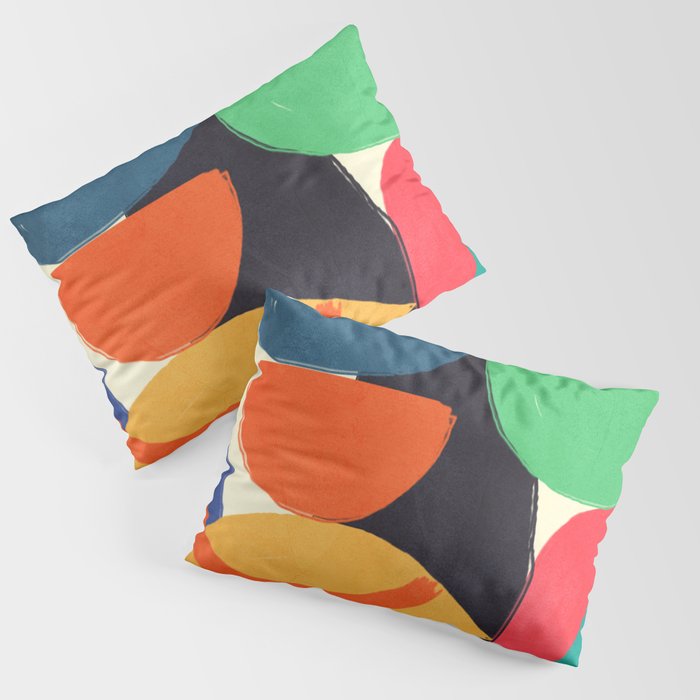 Modern Abstract Shape 03 Pillow Sham Gallery Image 1