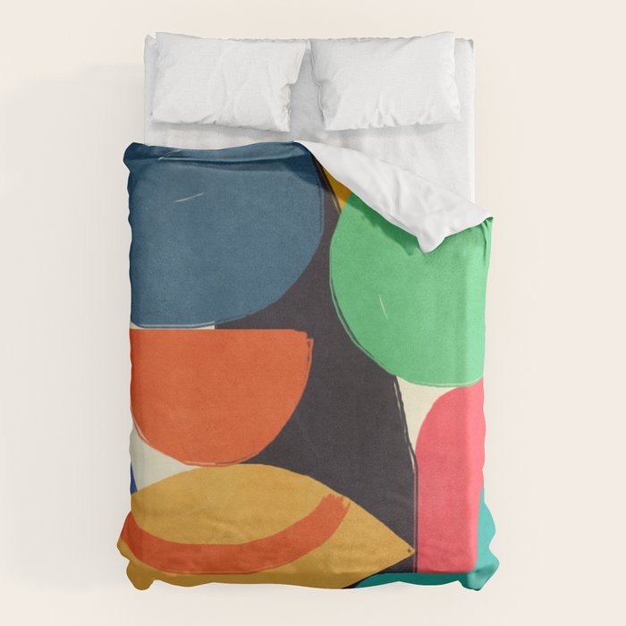 Modern Abstract Shape 03 Duvet Cover Gallery Image 1