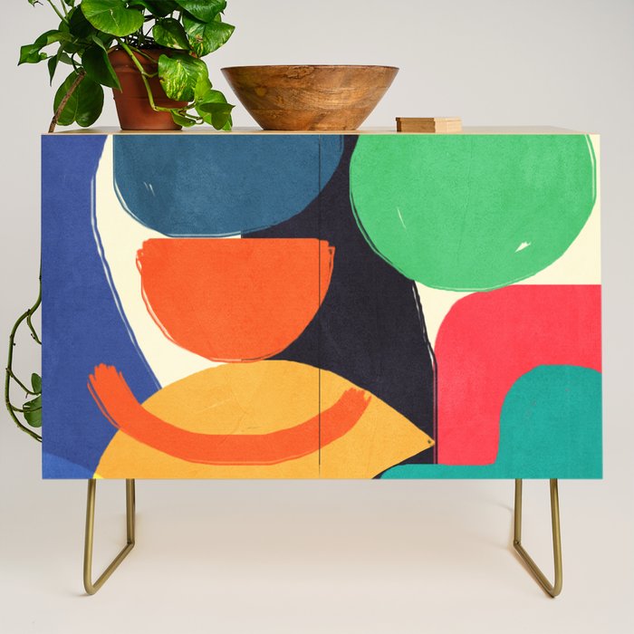 Modern Abstract Shape 03 Credenza Gallery Image 1