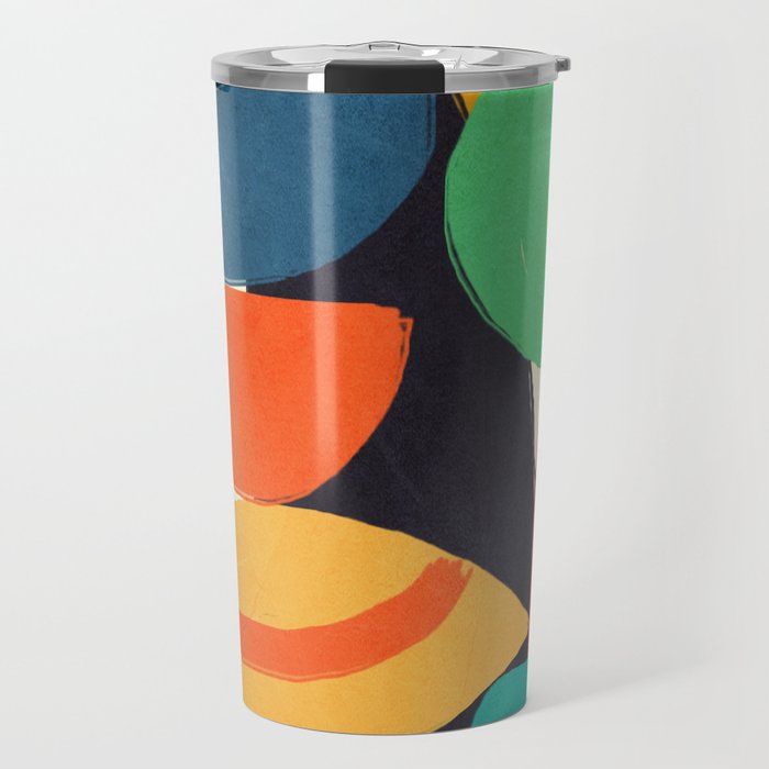 Modern Abstract Shape 03 Travel Mug Gallery Image 1