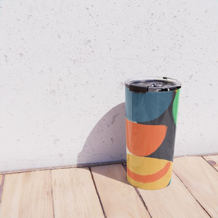 Modern Abstract Shape 03 Travel Mug Gallery Image 4