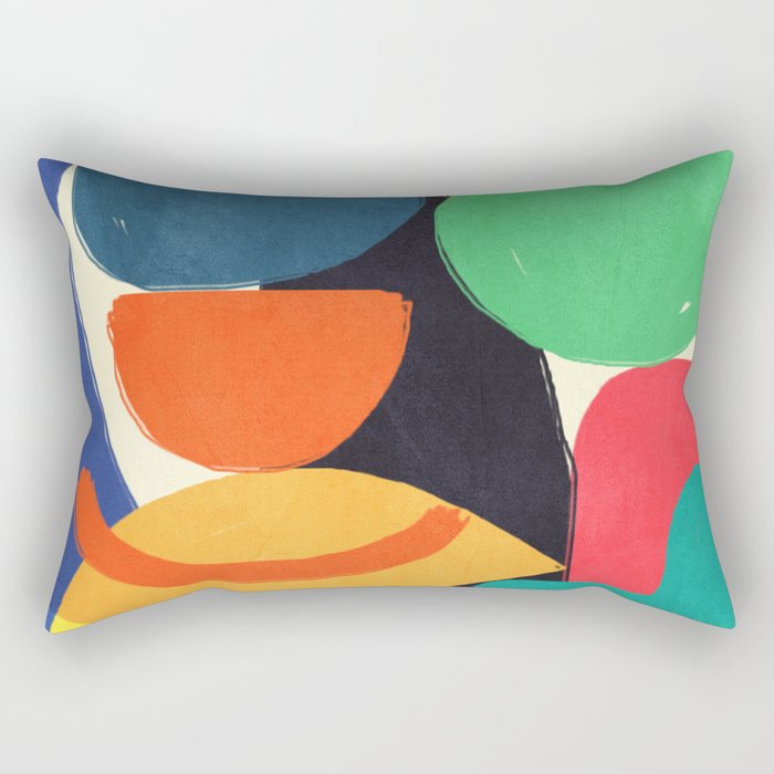 Modern Abstract Shape 03 Rectangular Pillow Gallery Image 2