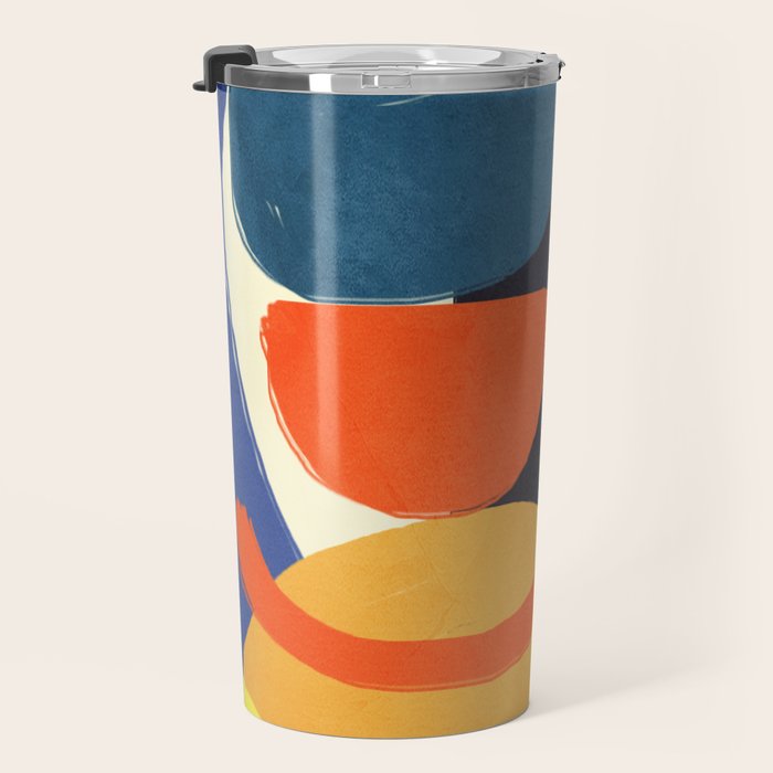 Modern Abstract Shape 03 Travel Mug Gallery Image 3