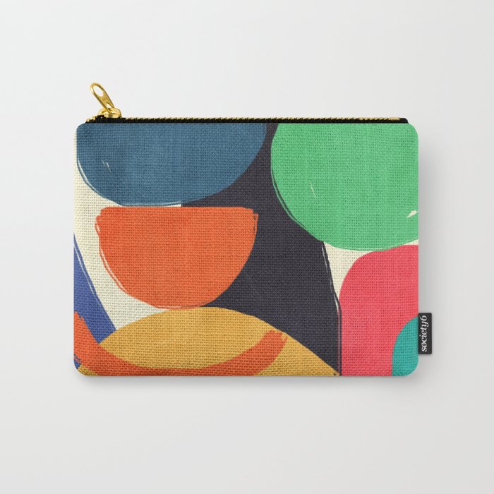 Modern Abstract Shape 03 Carry All Pouch Gallery Image 1