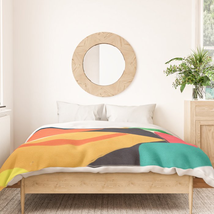 Modern Abstract Shape 03 Duvet Cover Gallery Image 3